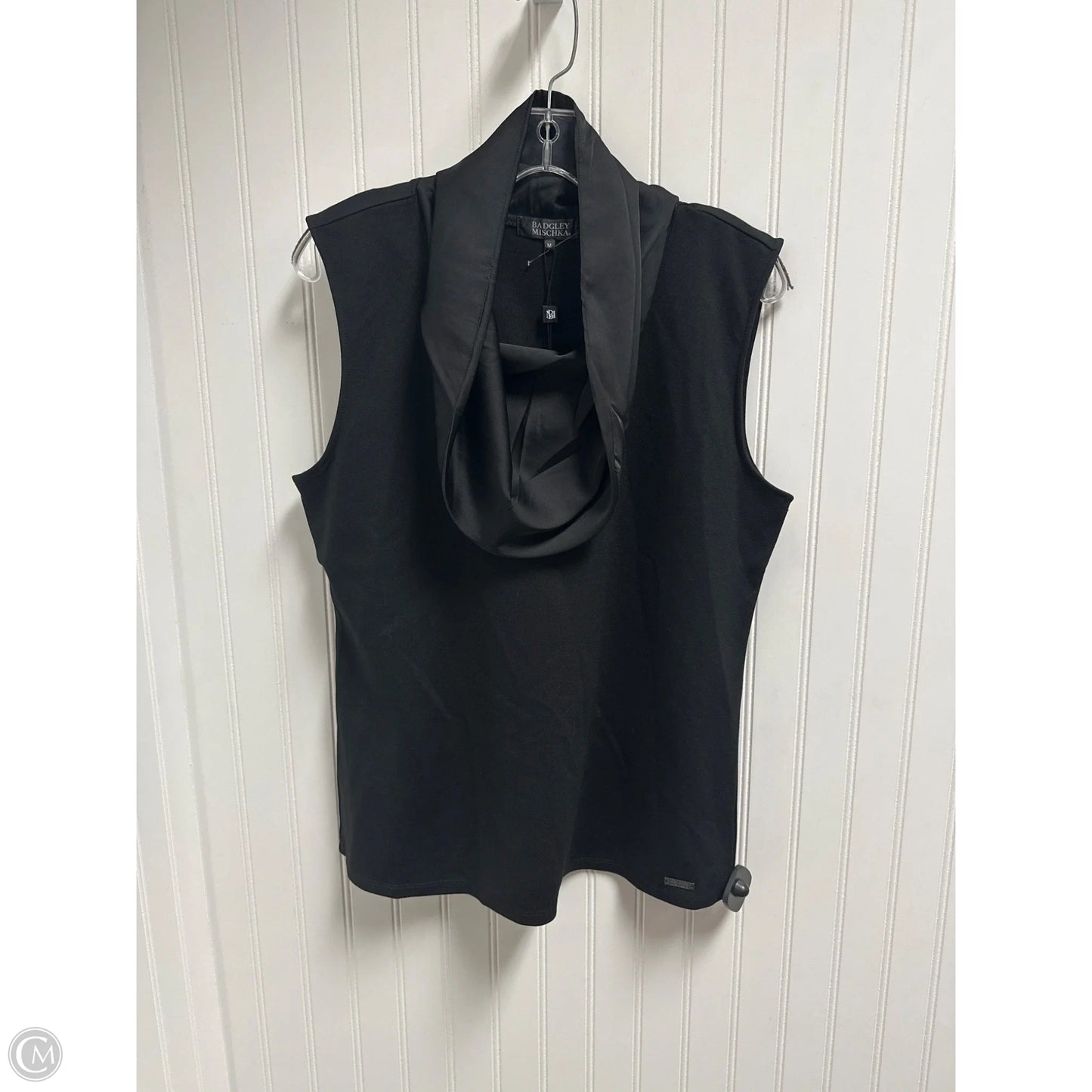 Top Sleeveless By Badgley Mischka In Black, Size: M