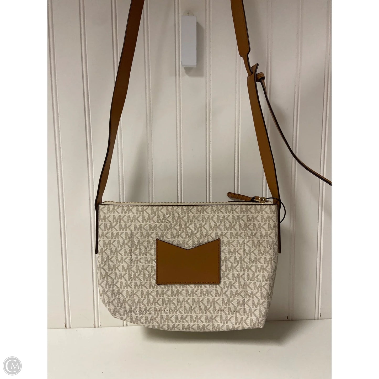 Crossbody Designer By Michael Kors, Size: Medium