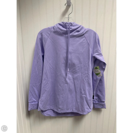 Athletic Top Long Sleeve Hoodie By Mono B In Purple, Size: S