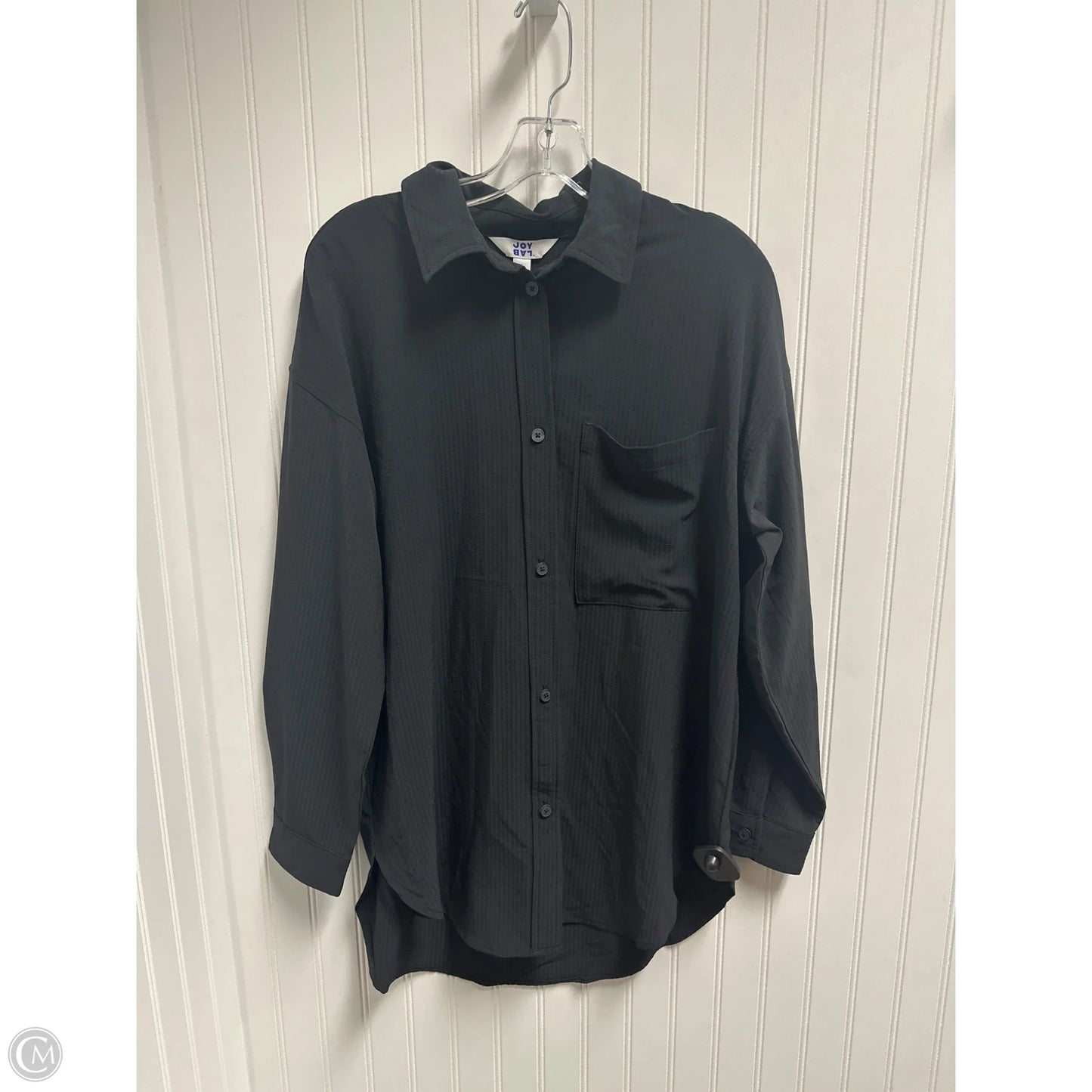 Top Long Sleeve By Joy Lab In Black, Size: S