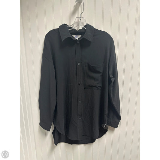 Top Long Sleeve By Joy Lab In Black, Size: S