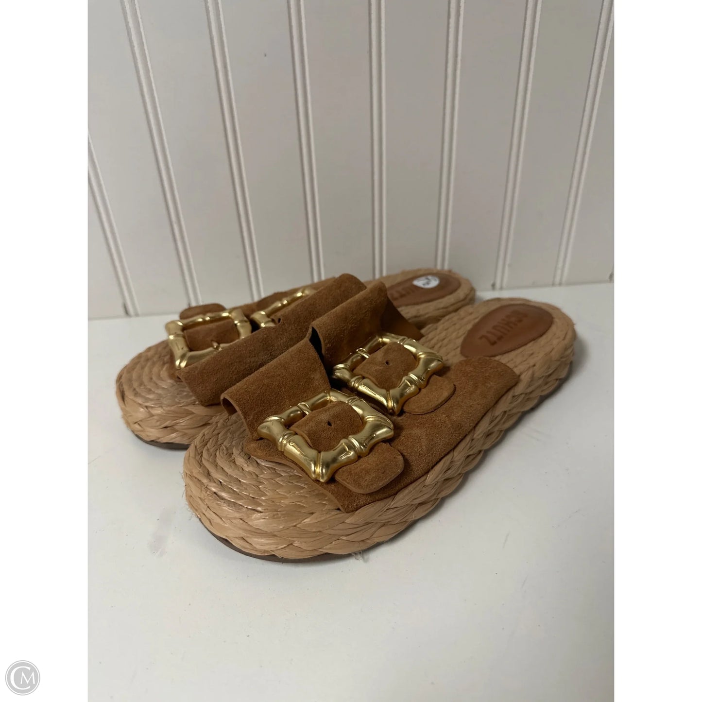 Sandals Flats By Schutz In Tan, Size: 7.5