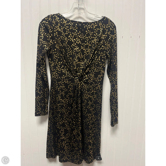 Dress Party Short By Michael By Michael Kors In Black & Gold, Size: Xs