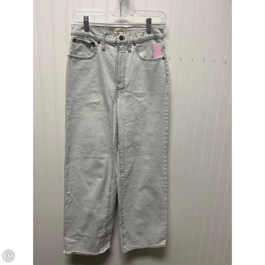 Jeans Wide Leg By Madewell In Blue Denim, Size: 4