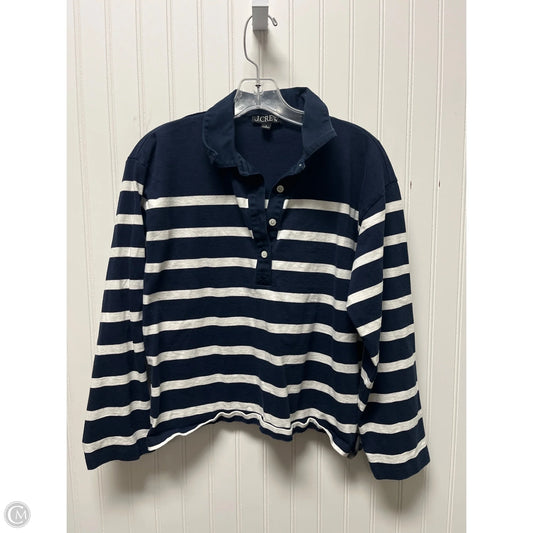 Top Long Sleeve By J. Crew In Striped Pattern, Size: S