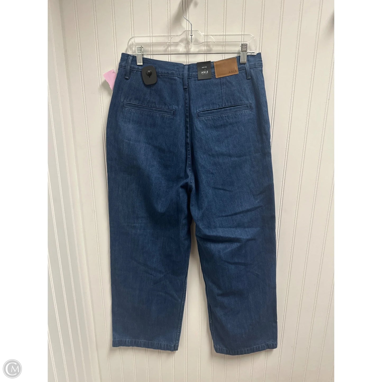 Jeans Wide Leg By Able In Blue Denim, Size: 10