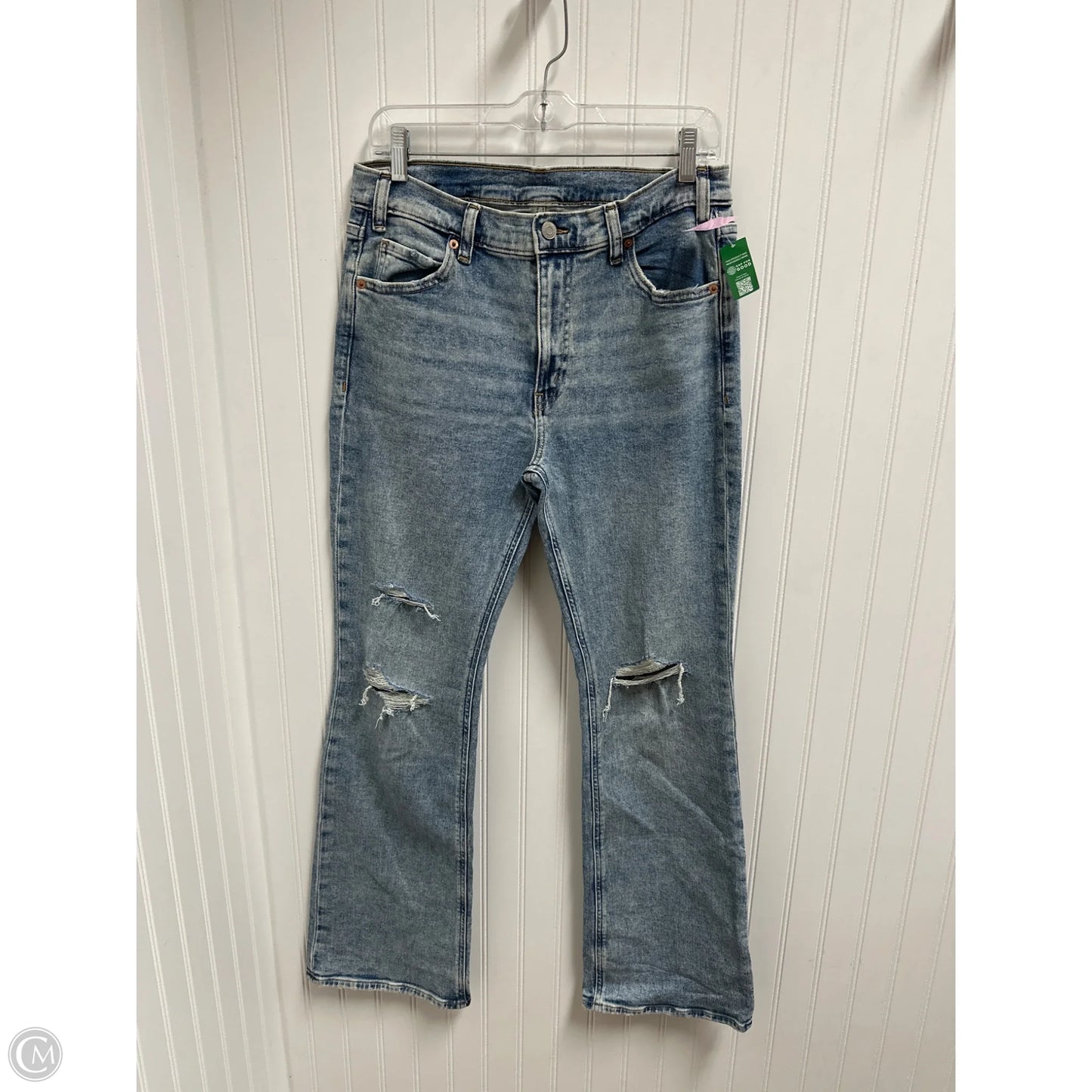 Jeans Boot Cut By Gap In Blue Denim, Size: 8