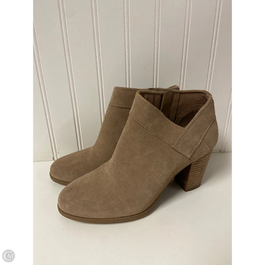 Boots Ankle Heels By Koolaburra By Ugg In Taupe, Size: 8