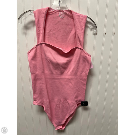 Bodysuit By Clothes Mentor In Pink, Size: 1x