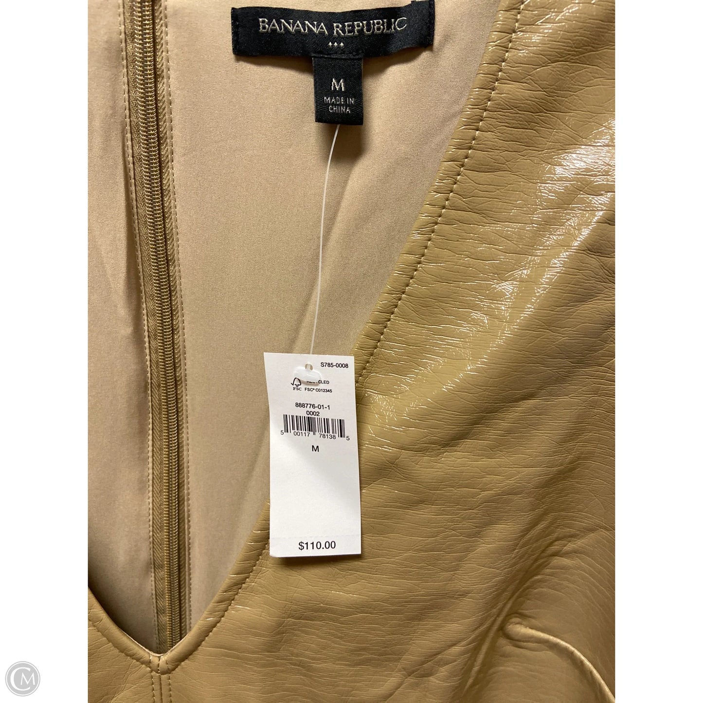 Dress Casual Short By Banana Republic In Beige, Size: M