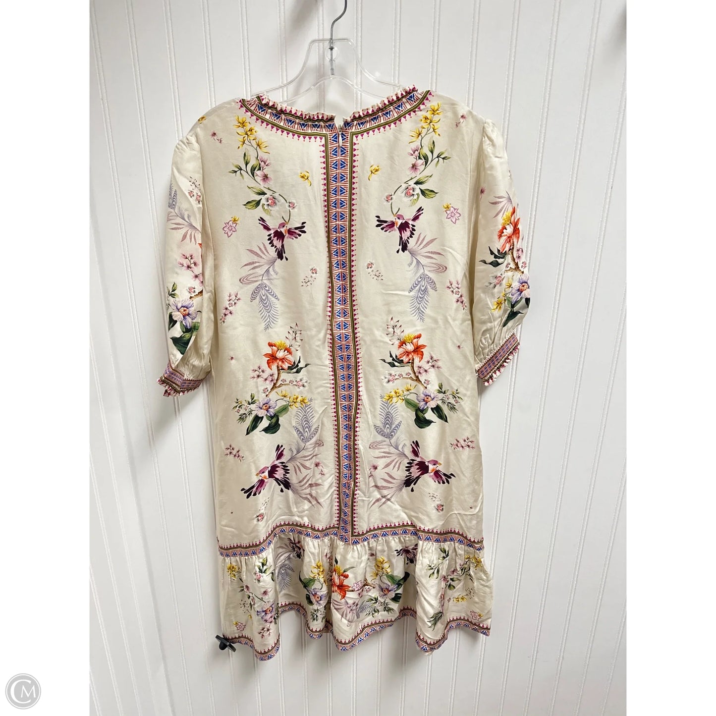 Dress Casual Short By Johnny Was In Beige, Size: M