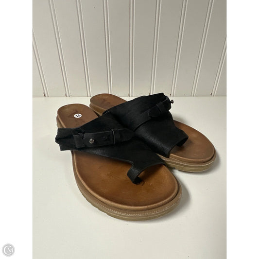 Sandals Heels Block By Universal Thread In Black, Size: 11