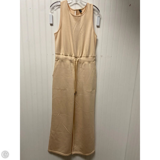 Jumpsuit By Clothes Mentor In Beige, Size: M
