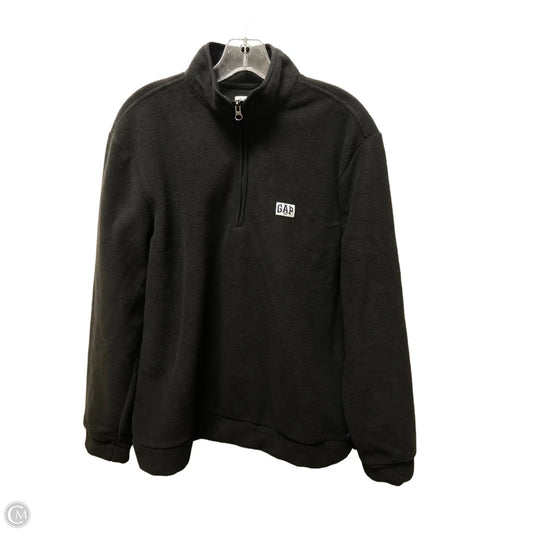 Jacket Fleece By Gap In Black, Size: M