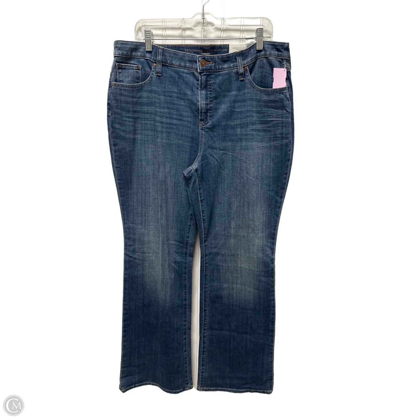 Jeans Boot Cut By Chicos In Blue Denim, Size: 14