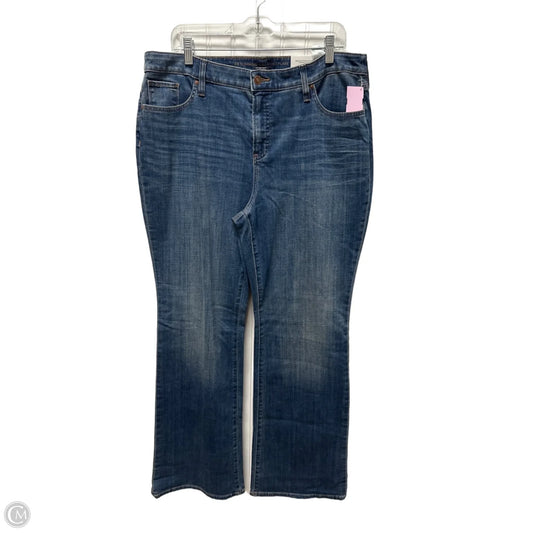 Jeans Boot Cut By Chicos In Blue Denim, Size: 14