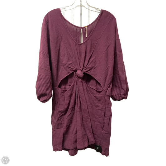 Romper By Free People In Purple, Size: L
