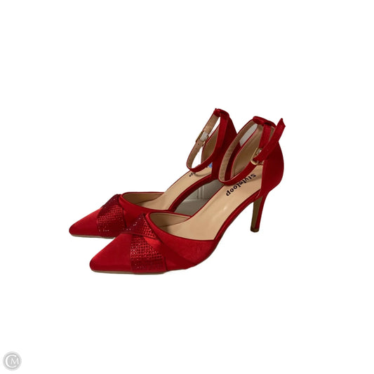 Shoes Heels Stiletto By Clothes Mentor In Red, Size: 6