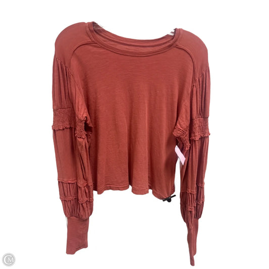 Top Long Sleeve By Pilcro In Pink, Size: S