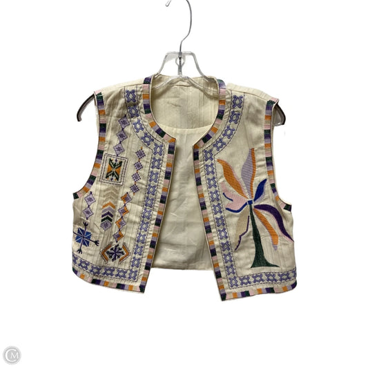 Vest Other By Clothes Mentor In Beige, Size: M
