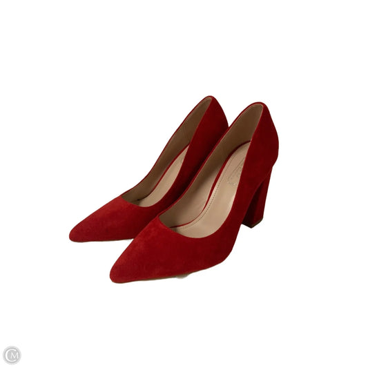 Shoes Flats By Clothes Mentor In Red, Size: 6.5
