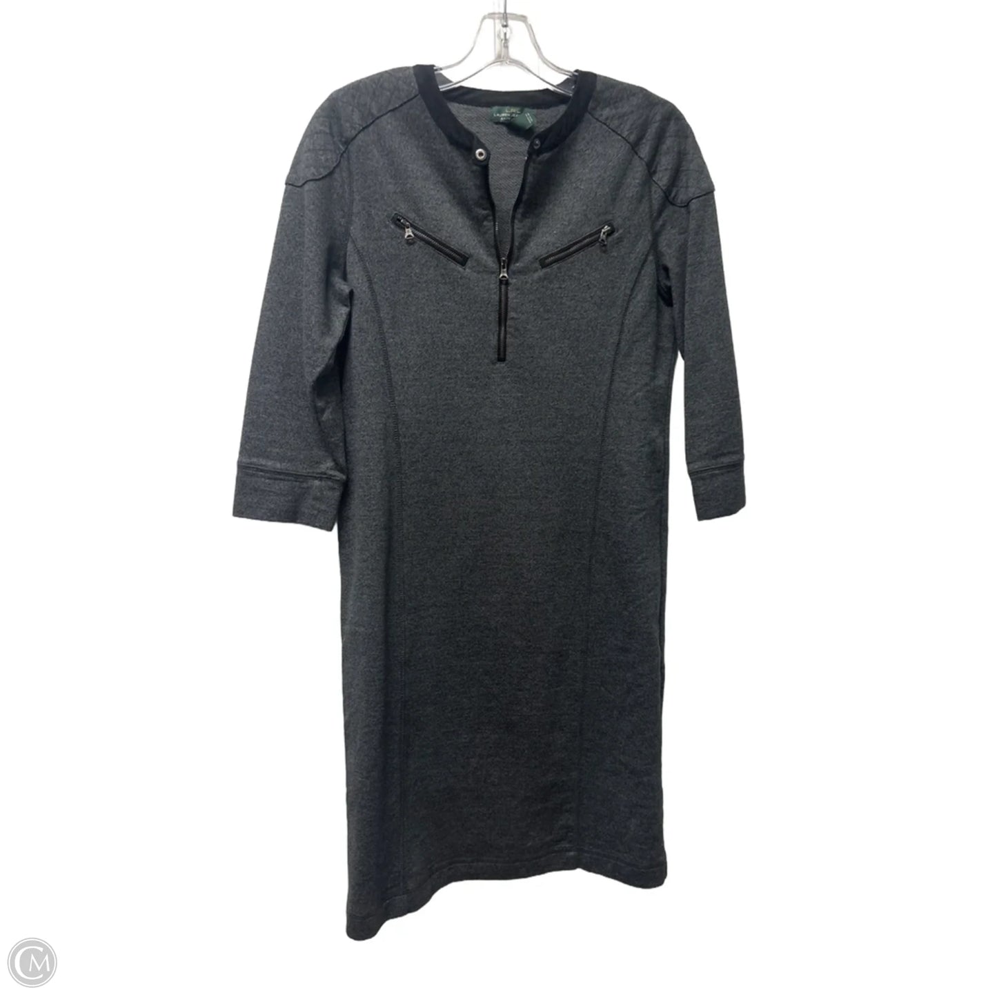 Dress Casual Short By Ralph Lauren In Grey, Size: M