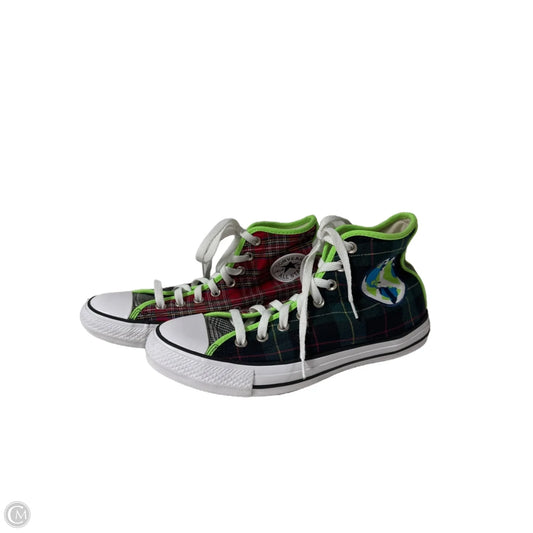 Shoes Sneakers By Converse In Plaid Pattern, Size: 10