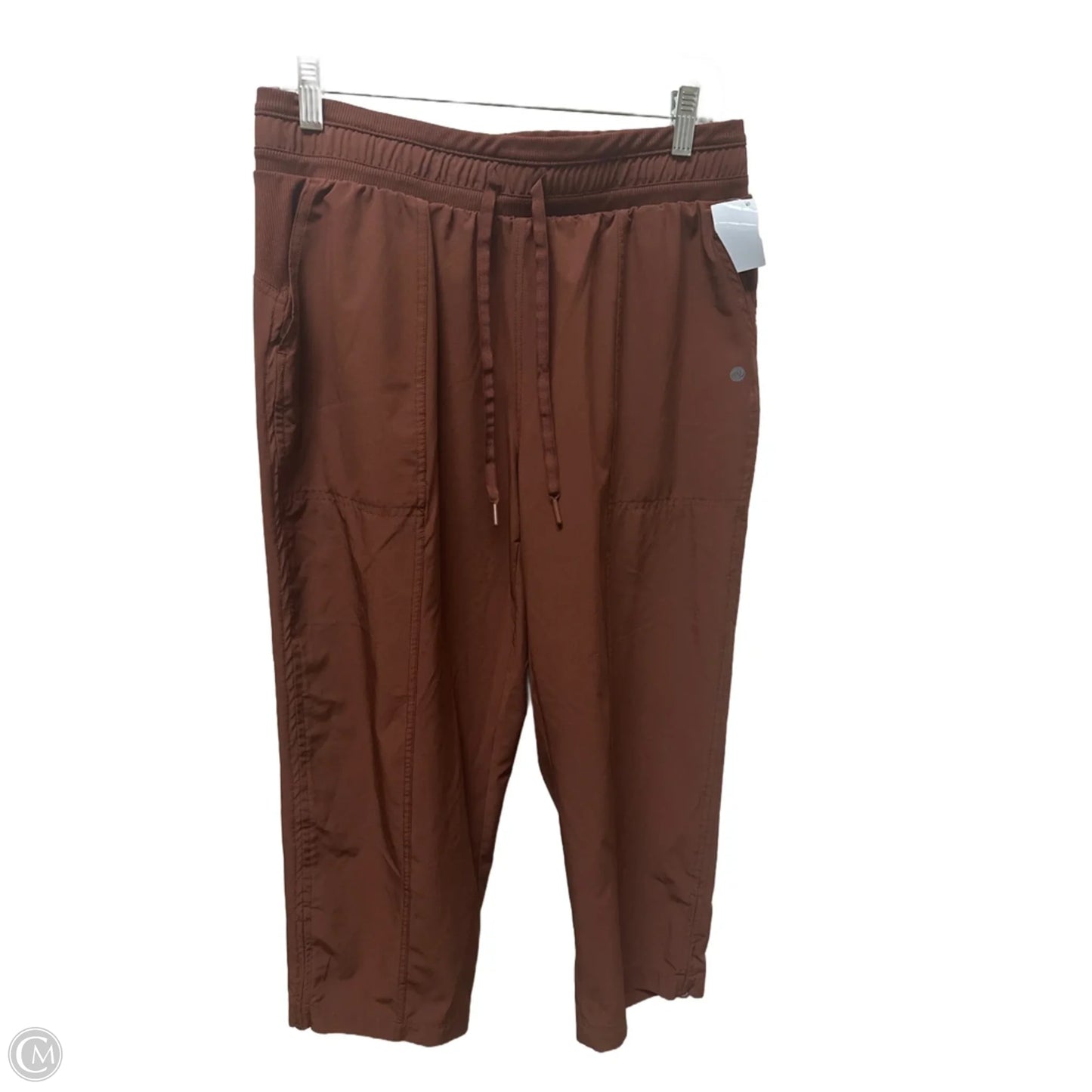 Athletic Capris By Apana In Brown, Size: M