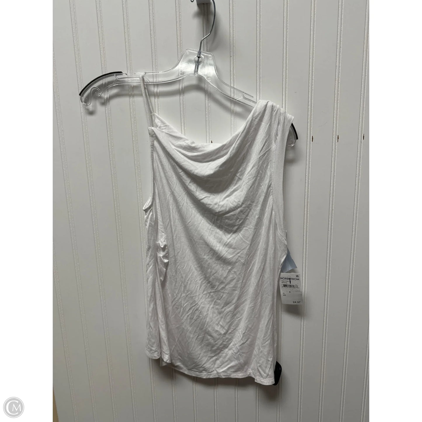 Top Sleeveless Basic By Clothes Mentor In White, Size: Xl