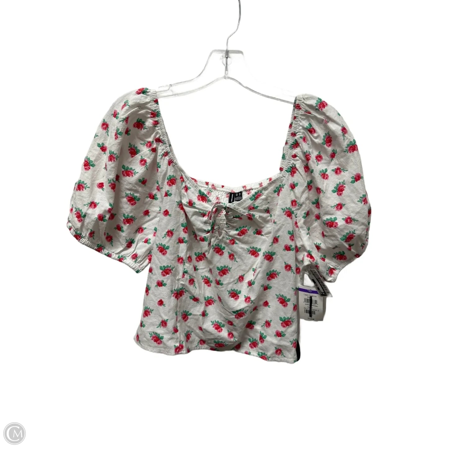 Top Short Sleeve By Vero Moda In White, Size: Xl