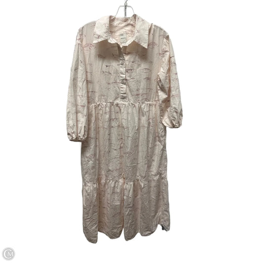 Dress Casual Maxi By Maeve In Pink, Size: S