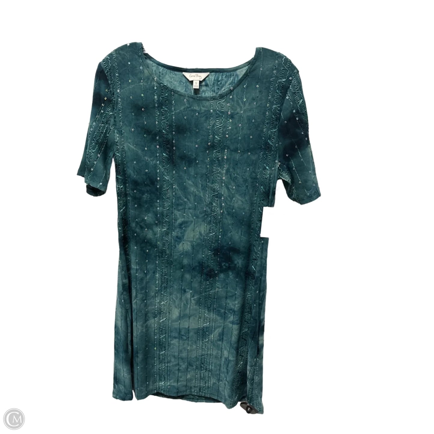 Dress Casual Short By Coral Bay In Green, Size: S