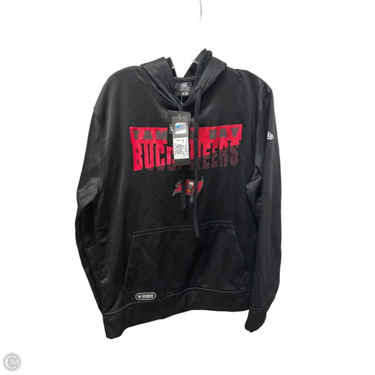Sweatshirt Hoodie By Nfl In Black & Red, Size: M
