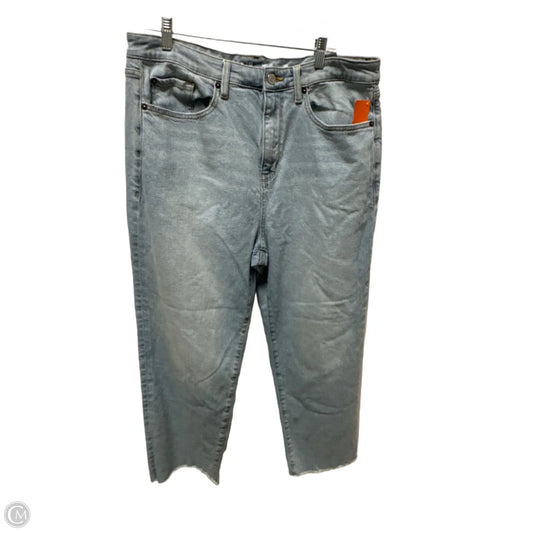Jeans Cropped By Torrid In Blue Denim, Size: 16