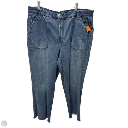 Jeans Boot Cut By Democracy In Blue Denim, Size: 16