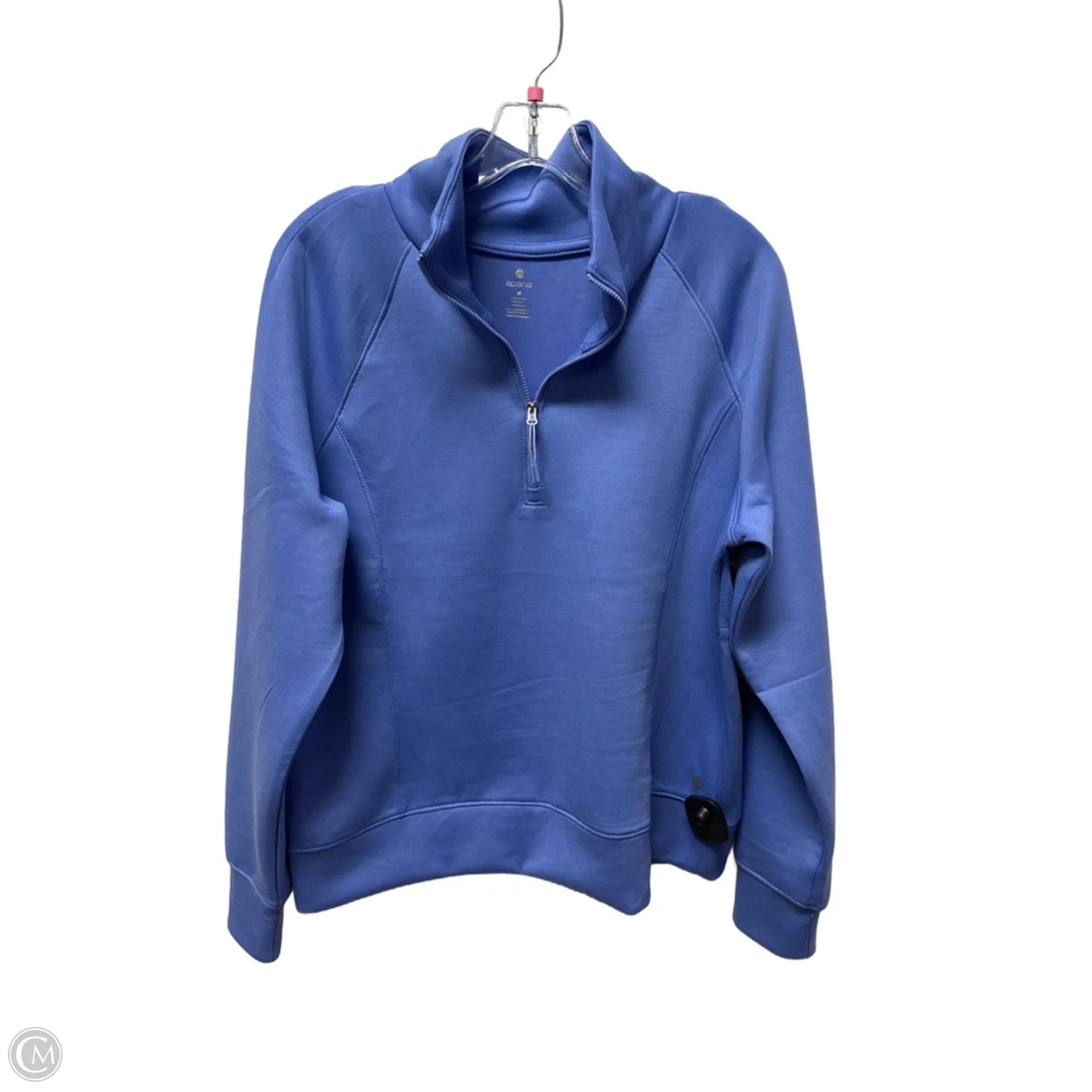 Athletic Sweatshirt Collar By Apana In Blue, Size: M