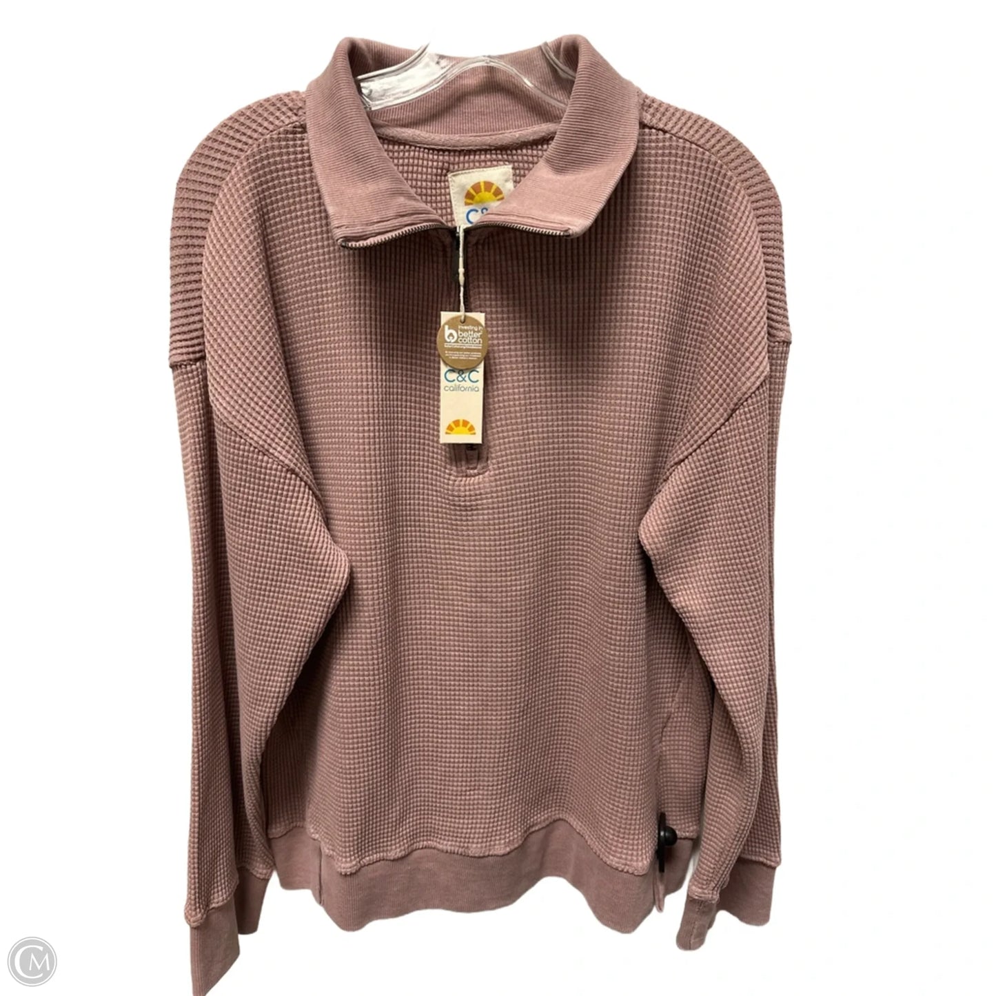 Top Long Sleeve By C And C In Pink, Size: S