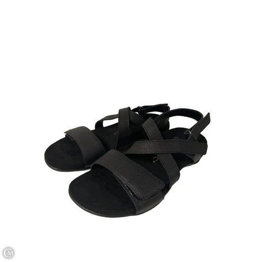 Sandals Flats By Vionic In Black, Size: 8