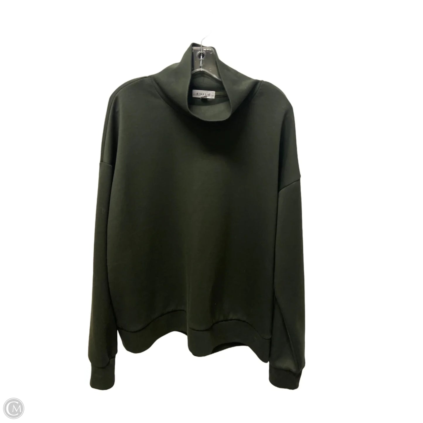 Top Long Sleeve By Kinesis In Green, Size: Xl
