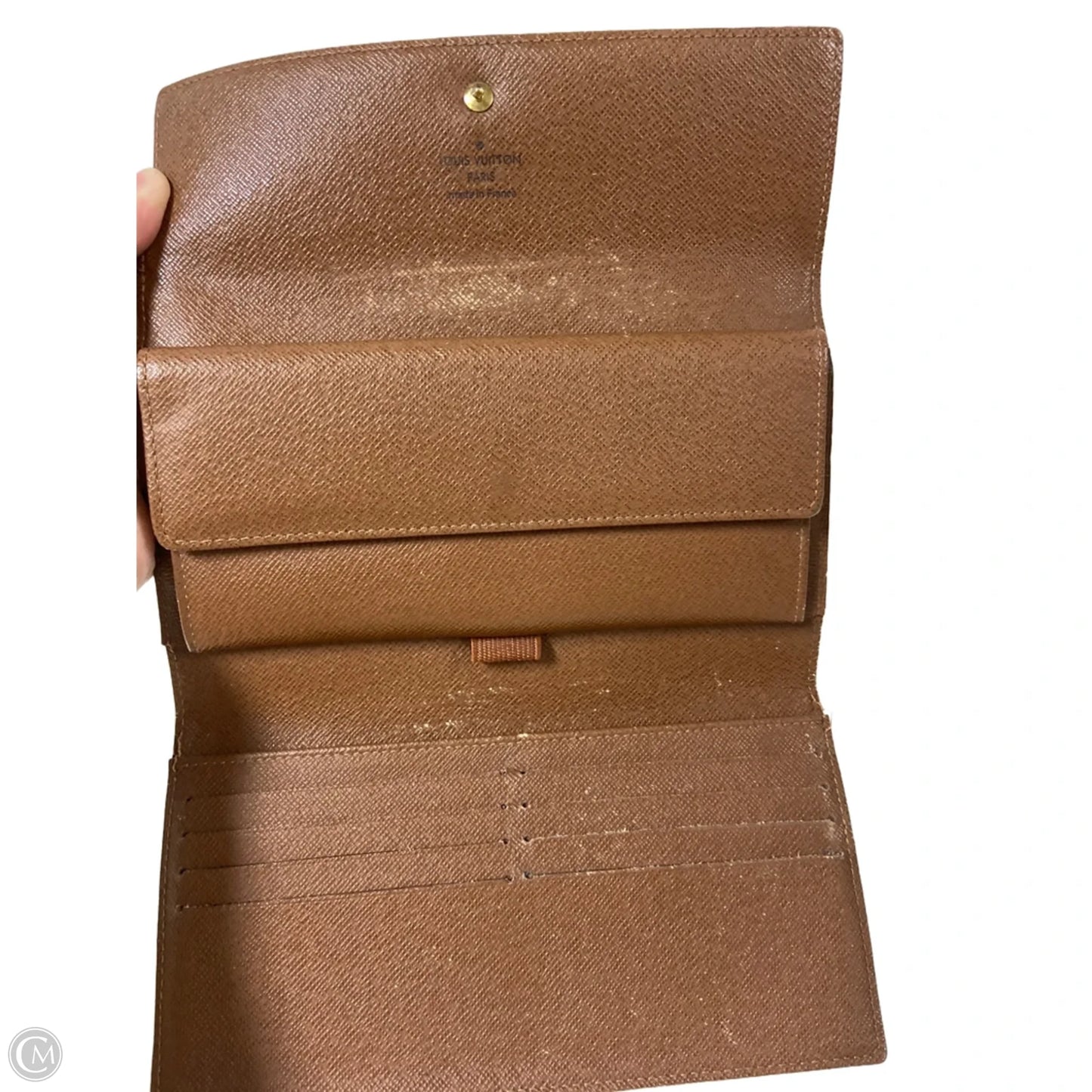 Wallet Luxury Designer By Louis Vuitton, Size: Large