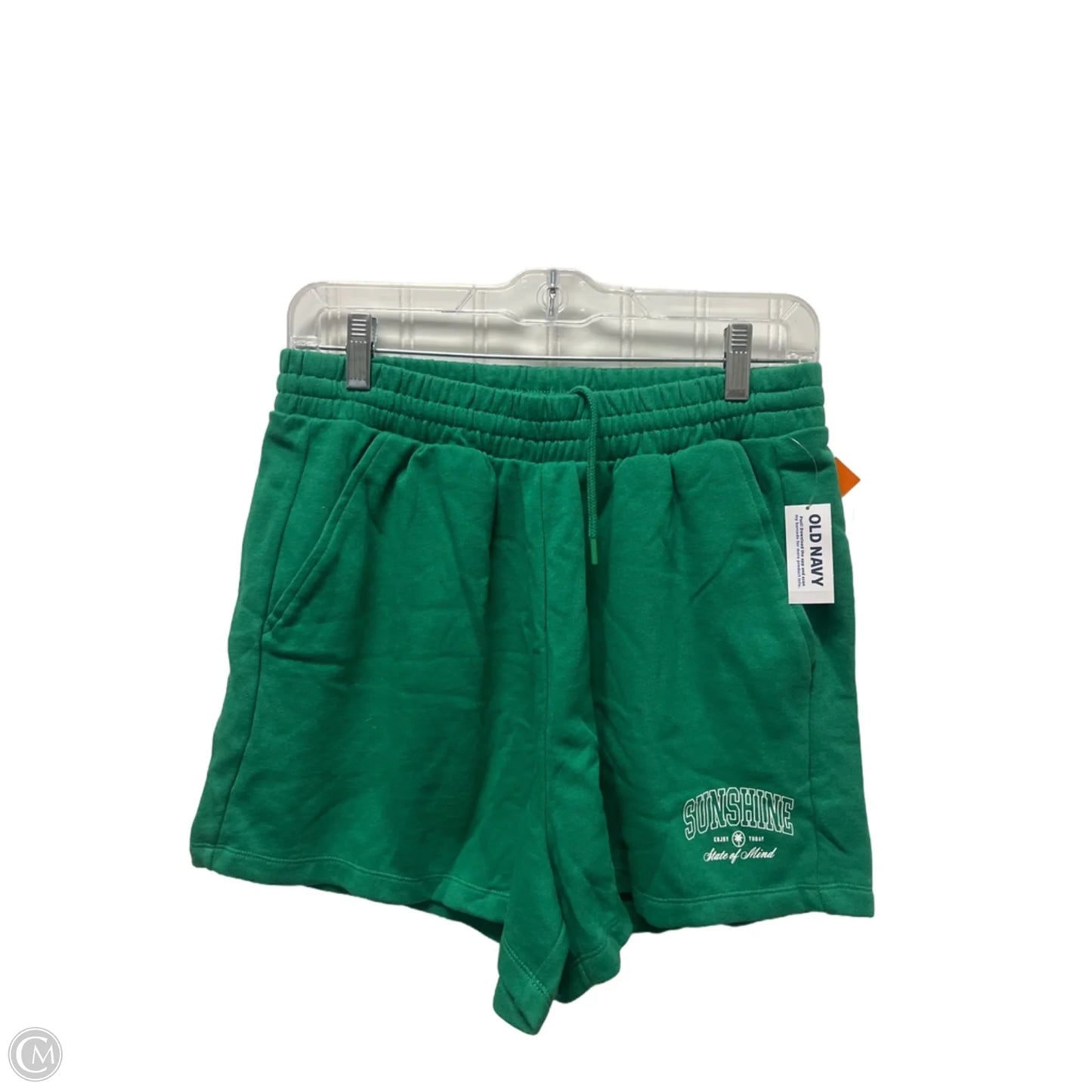 Athletic Shorts By Old Navy In Green, Size: M
