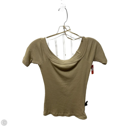Top Short Sleeve By Citizens Of Humanity In Taupe, Size: S