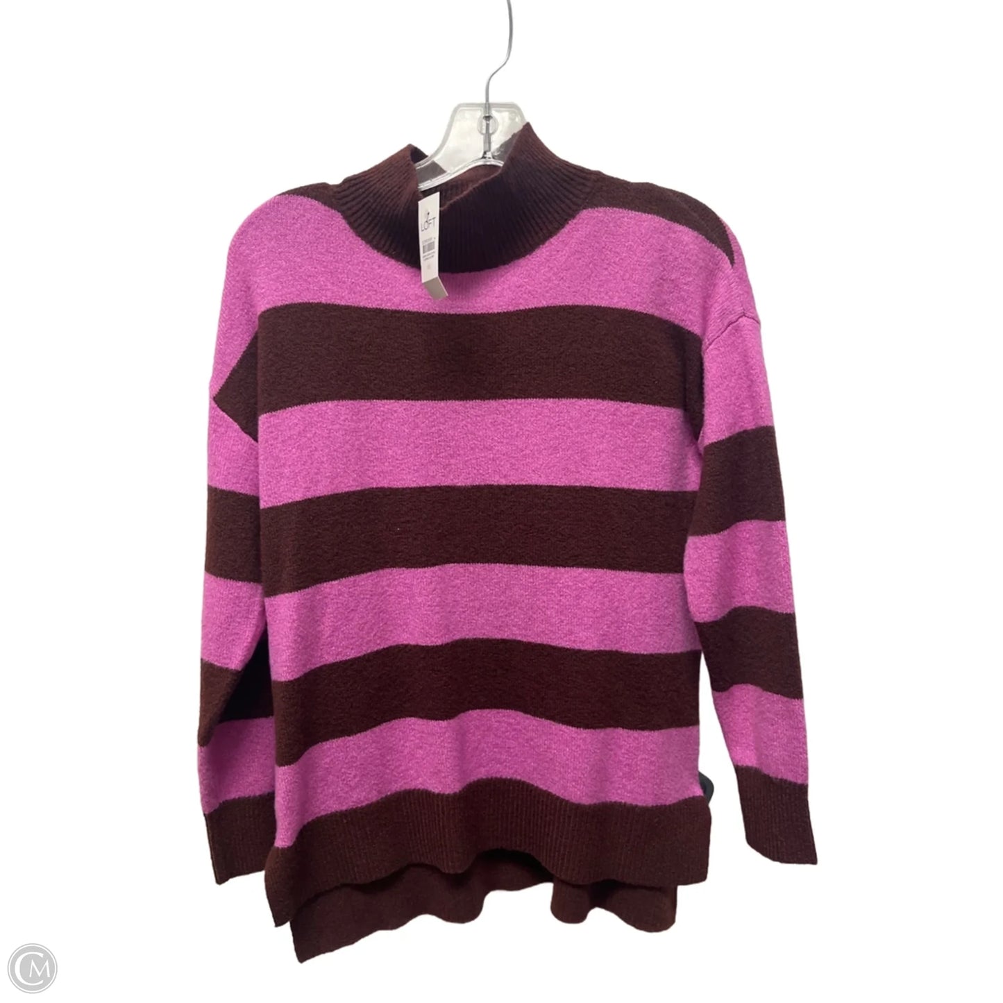 Sweater By Loft In Purple, Size: Xs