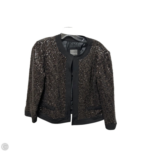 Blazer By Muse In Black & Gold, Size: M