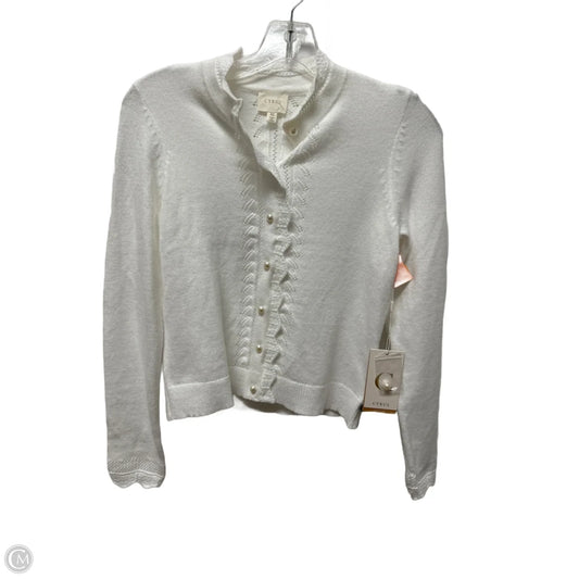 Sweater Cardigan By Cyrus In White, Size: Xs