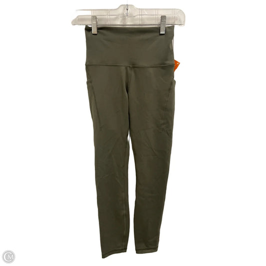 Athletic Leggings By Lululemon In Green, Size: S