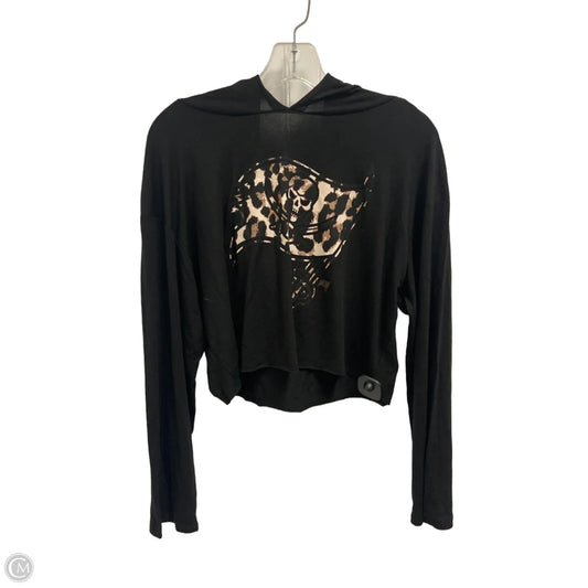 Top Long Sleeve By Majestic In Black, Size: S