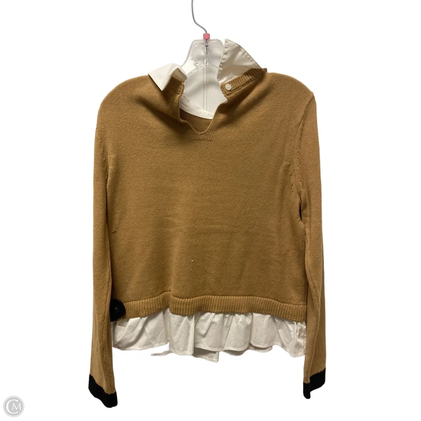 Sweater By Loft In Tan, Size: M