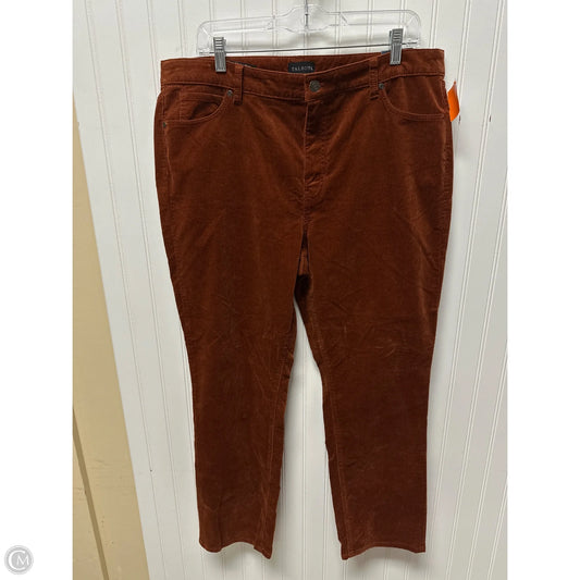 Pants Corduroy By Talbots In Brown, Size: 16