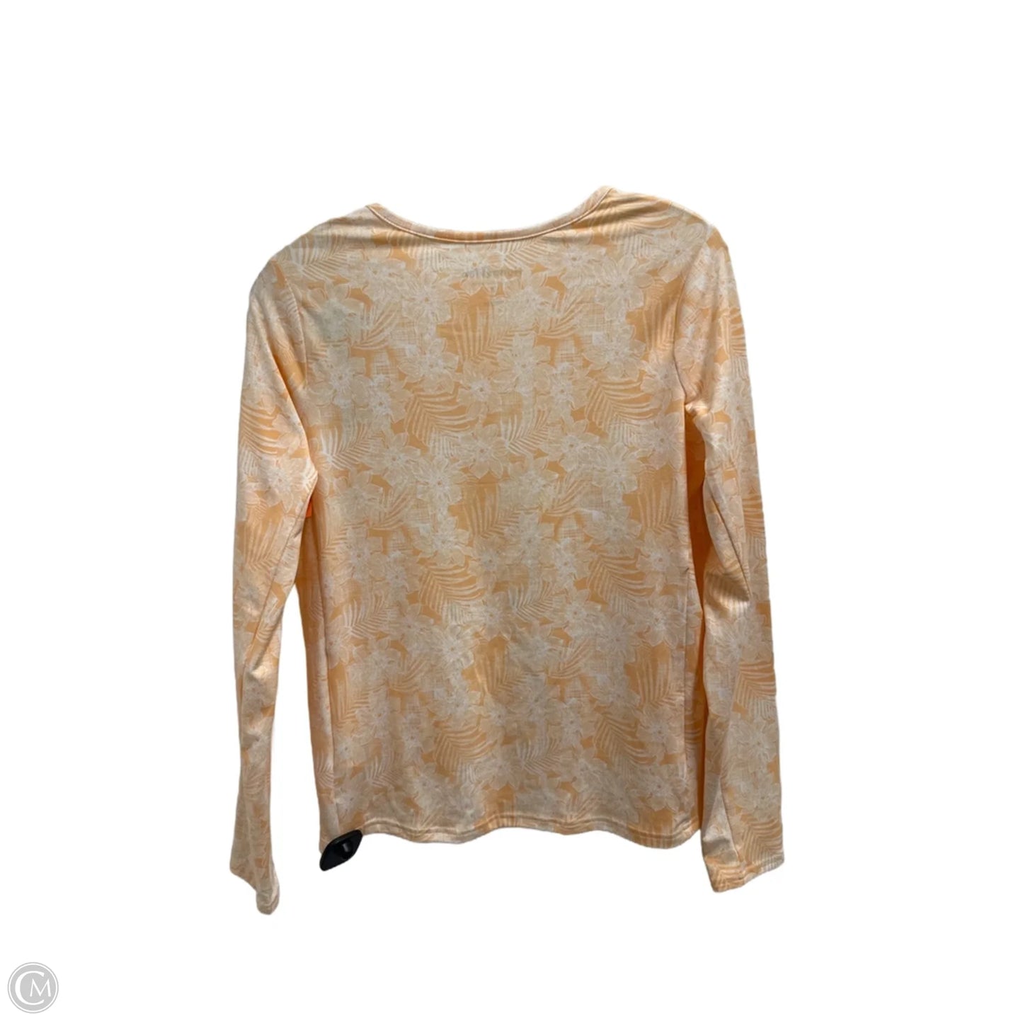 Athletic Sweatshirt Crewneck By Hang Ten In Orange, Size: S